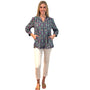 The Mimi Side Pocket Top in Multi Colored Floral