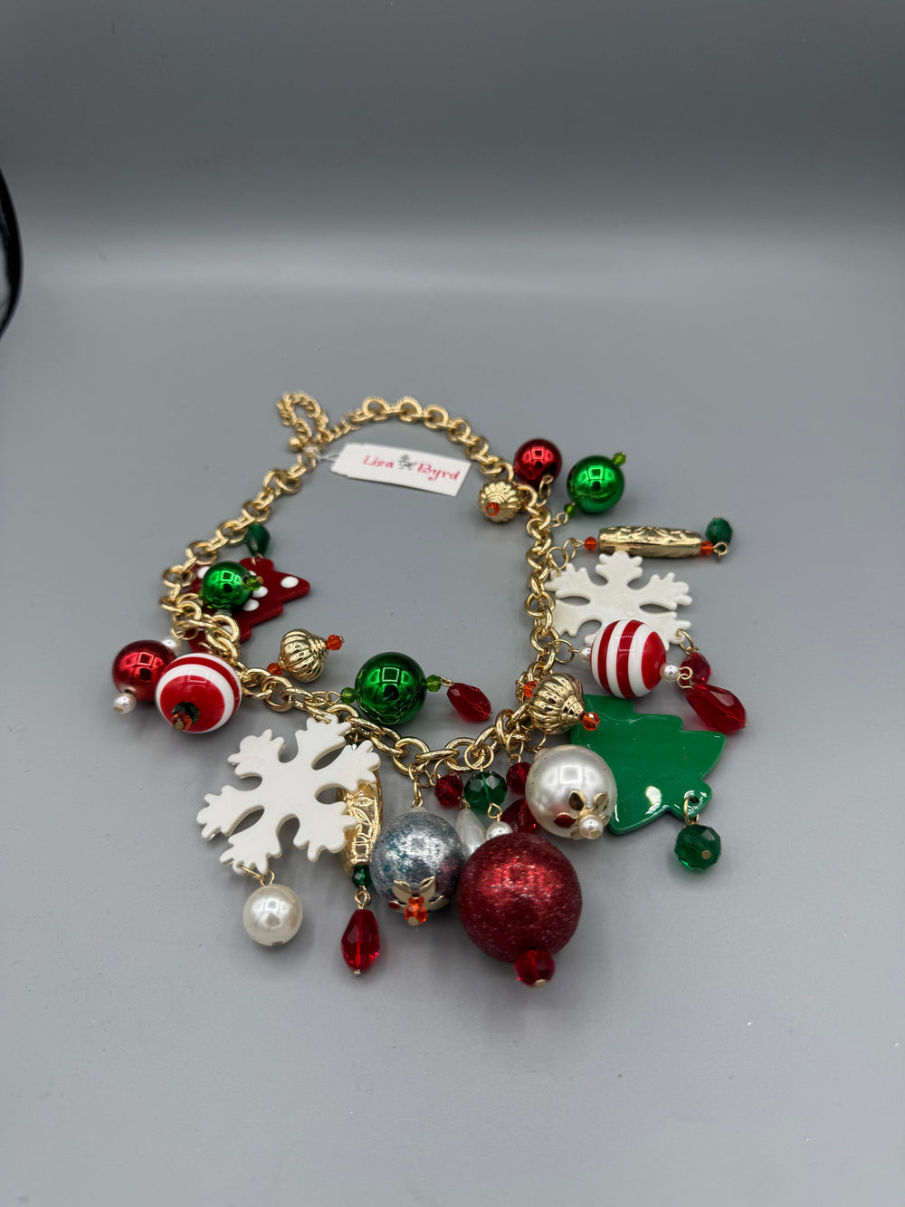 Chunky Christmas Statement Necklace — view 2