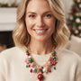Chunky Christmas Statement Necklace