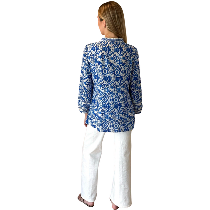 The Finley Block Print Tunic — view 5