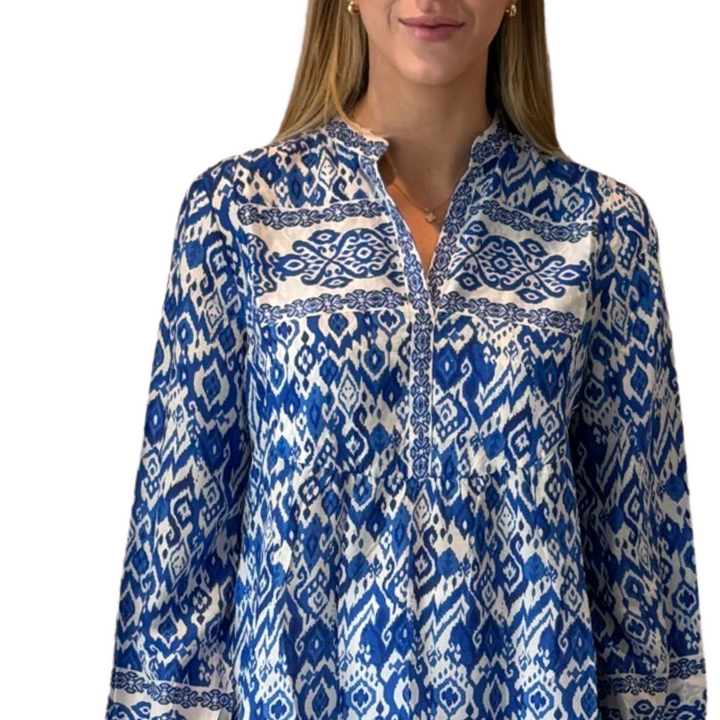 The Finley Block Print Tunic — view 4