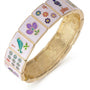 Mahjong Enamel Hinged Bangle