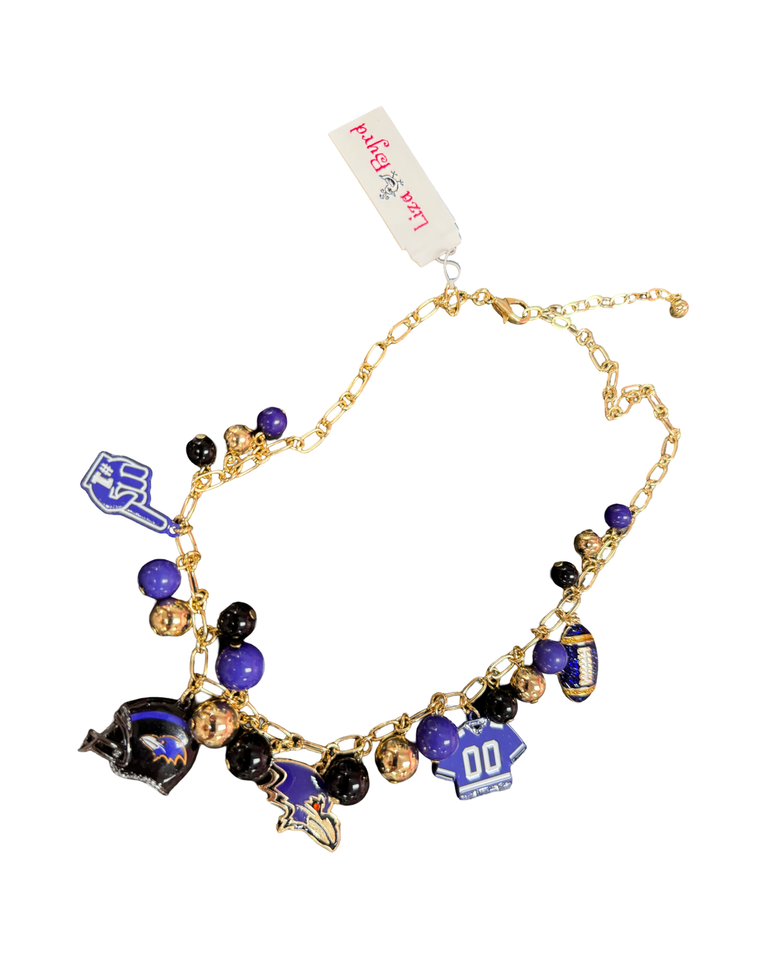 Football Game-day Charm Necklace — view 2