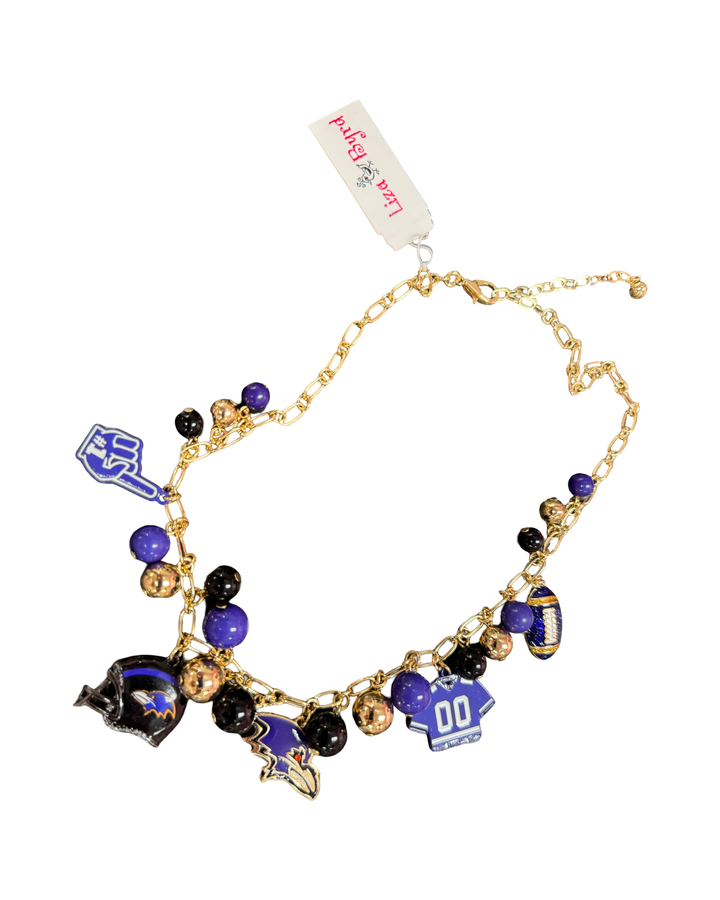 Football Game-day Charm Necklace — view 2