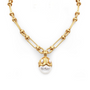 Chunky Pearl and Chain Necklace