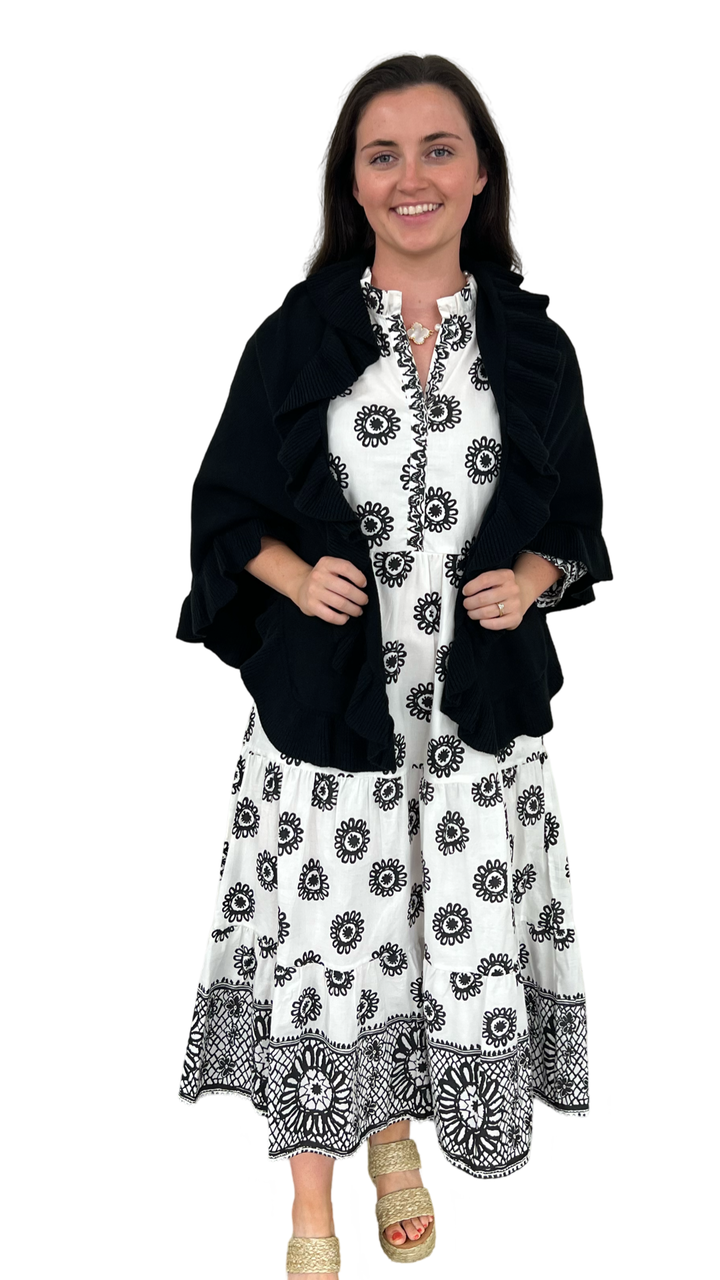 The Brigitte Ruffle Wrap — view 4