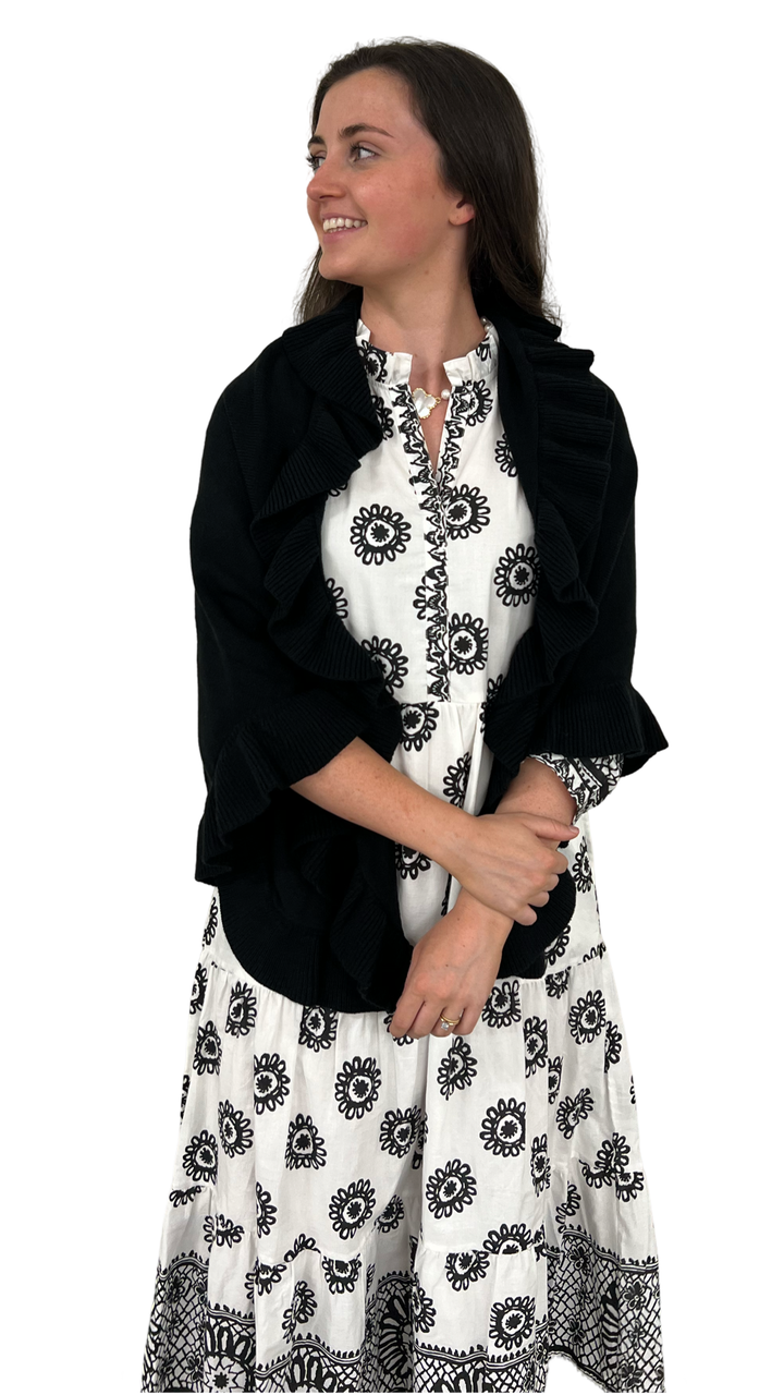 The Brigitte Ruffle Wrap — view 5
