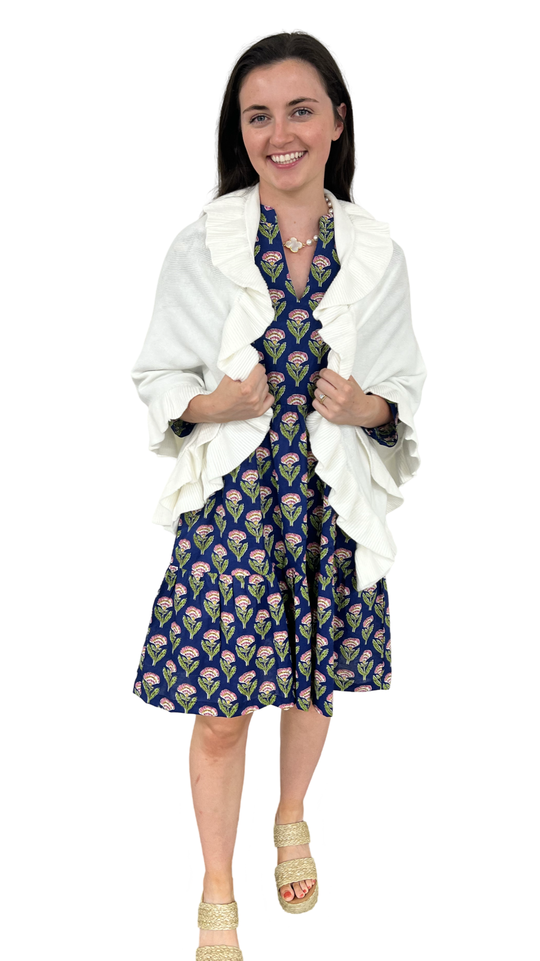 The Brigitte Ruffle Wrap — view 13