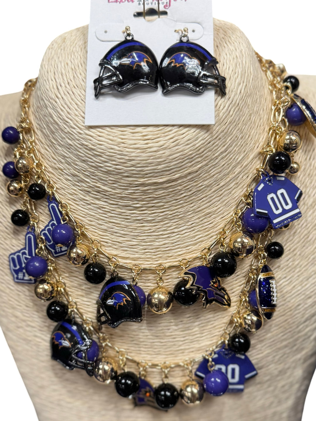 Football Game-day Charm Necklace — view 5