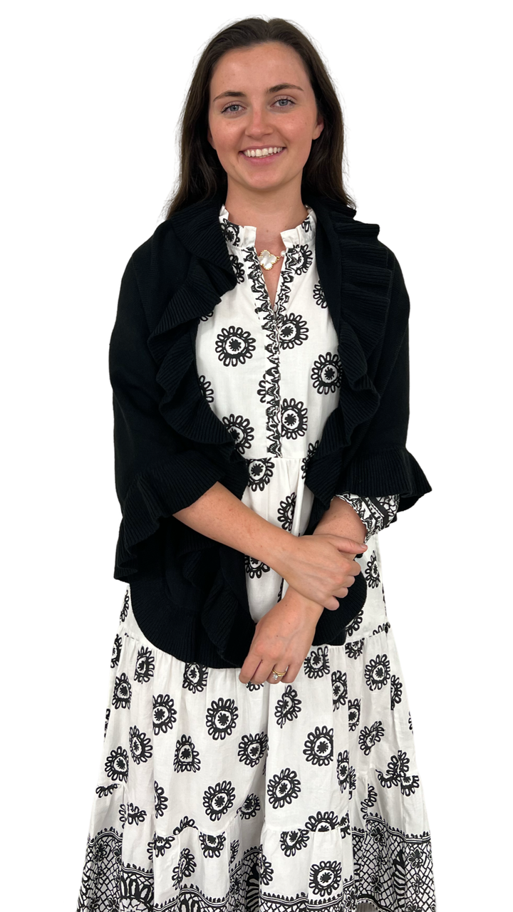 The Brigitte Ruffle Wrap — view 6