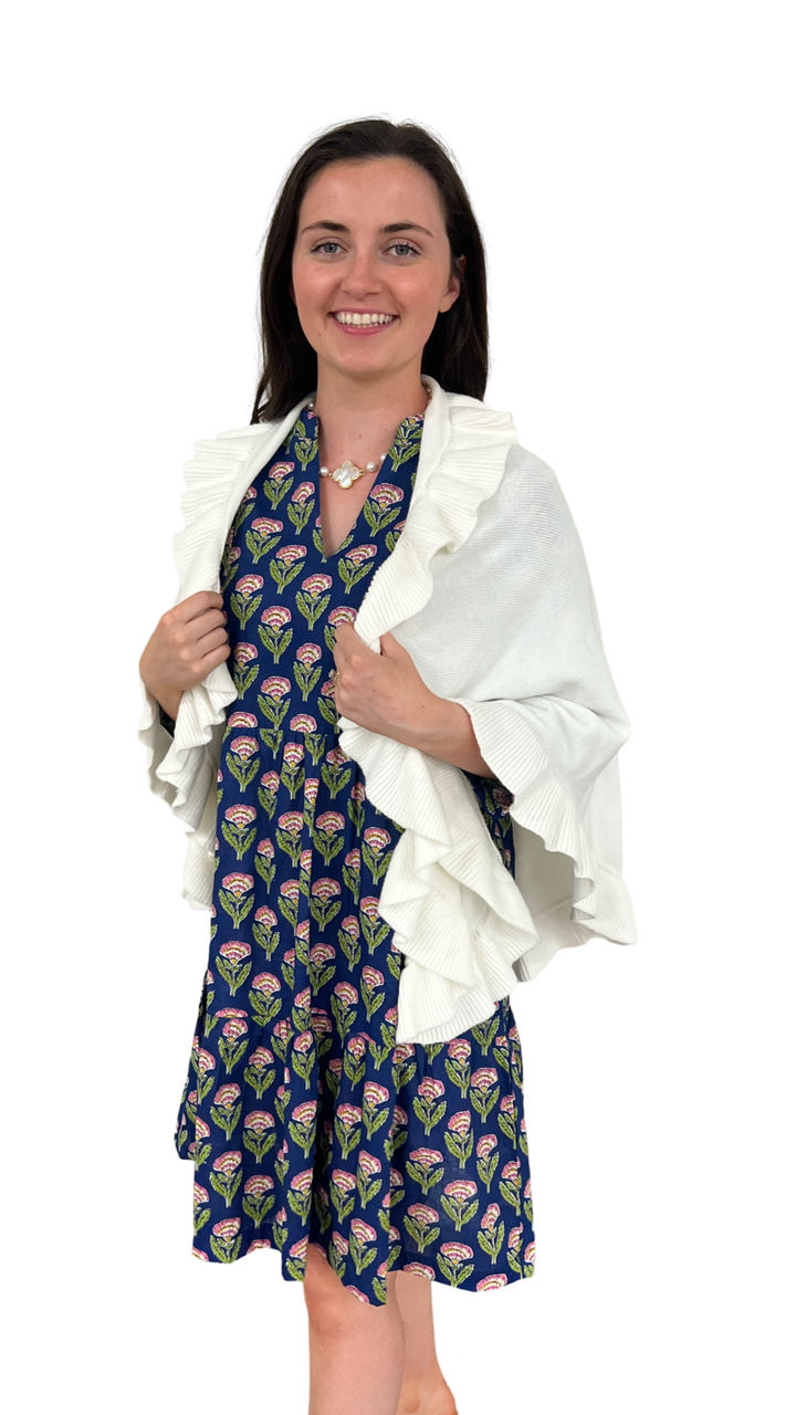 The Brigitte Ruffle Wrap — view 10
