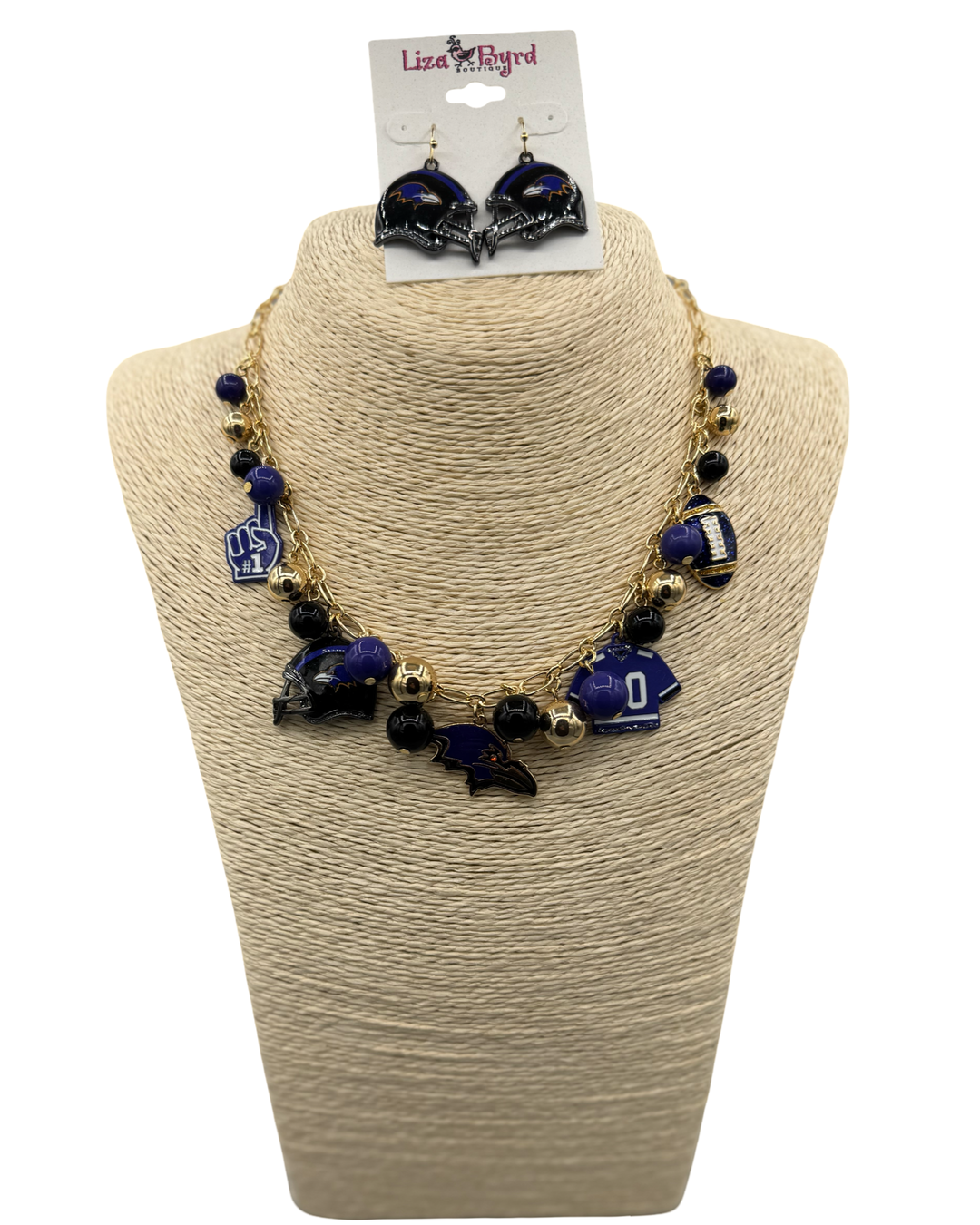 Football Game-day Charm Necklace — view 4