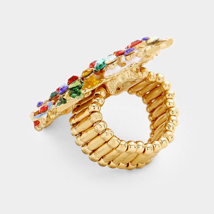 Christmas Tree Stretch Ring — view 2