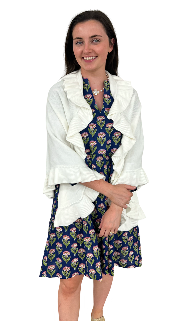The Brigitte Ruffle Wrap — view 11