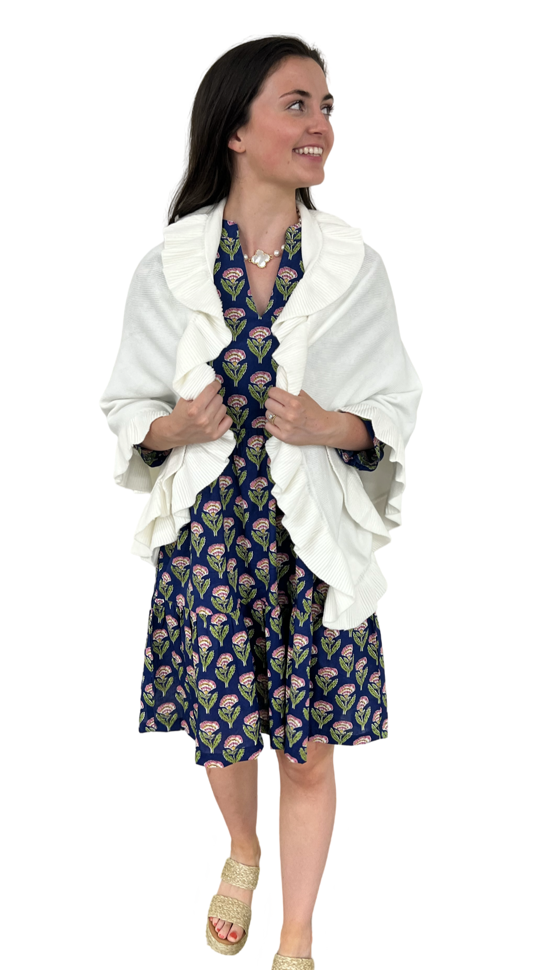 The Brigitte Ruffle Wrap — view 12