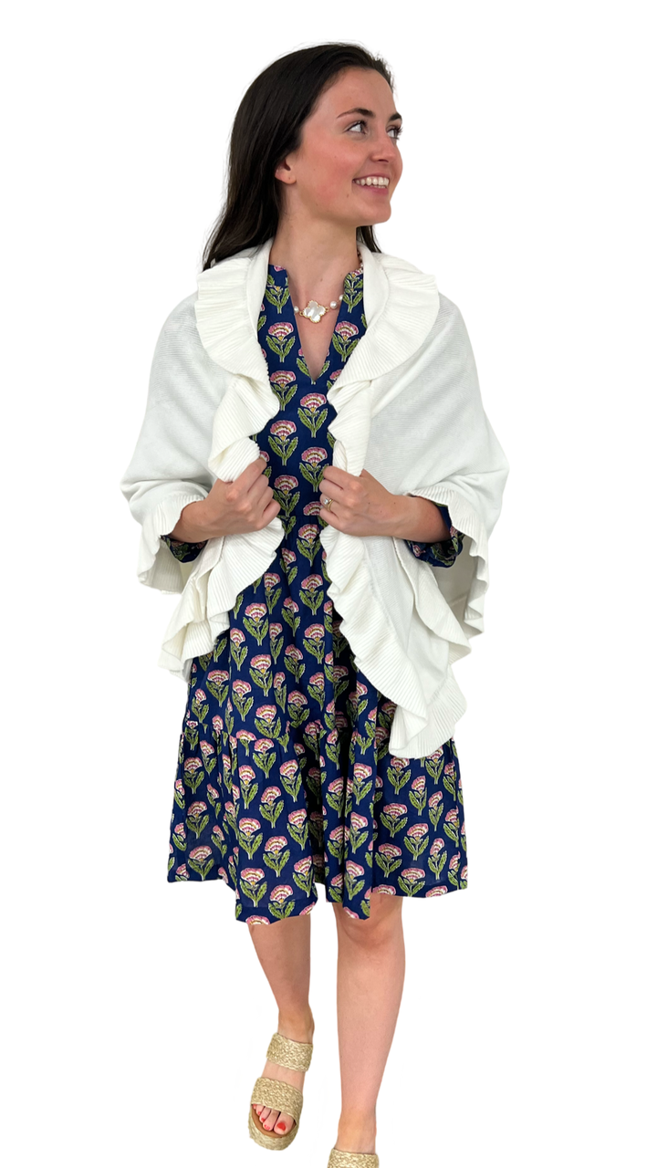The Brigitte Ruffle Wrap — view 12