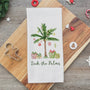 Deck the Palms Dish Towel