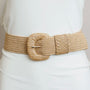 Raffia Buckle Belt