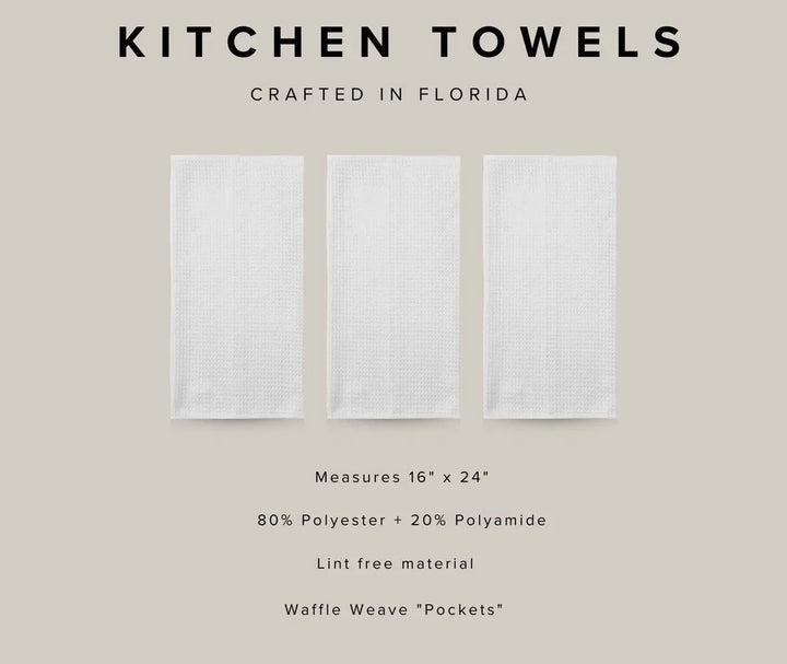 Deck the Palms Dish Towel — view 3