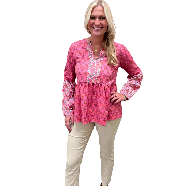 The Ella Tunic in Strawberry Pink