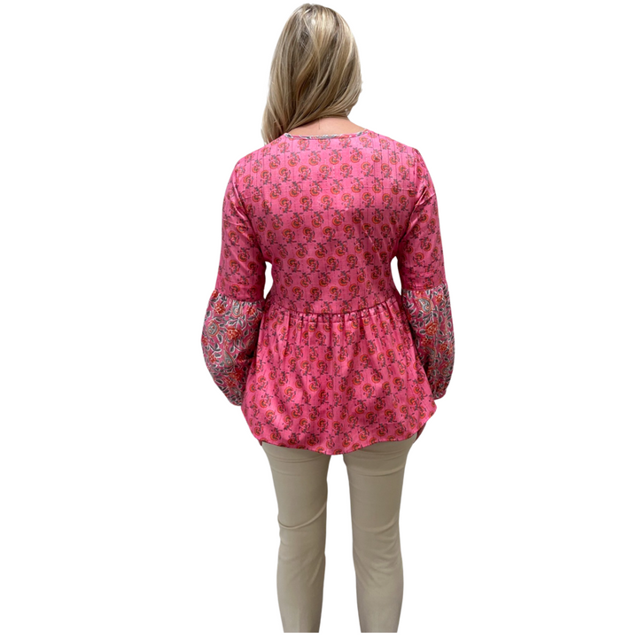 The Ella Tunic in Strawberry Pink — view 5