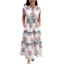 The Sydney Cotton Hand Block Printed Floral Dress in Pink