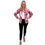 The Madeline Reversible Quilted Jacket in Scarlett Monkey Hand-Blocked Floral