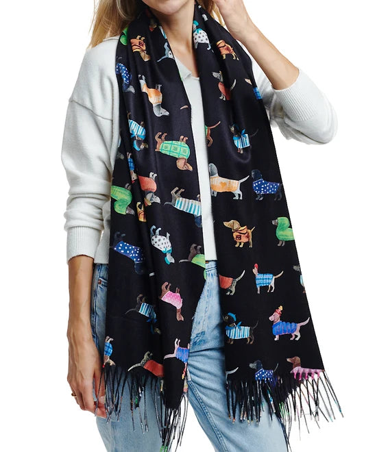 Multi Color Dog Scarf
