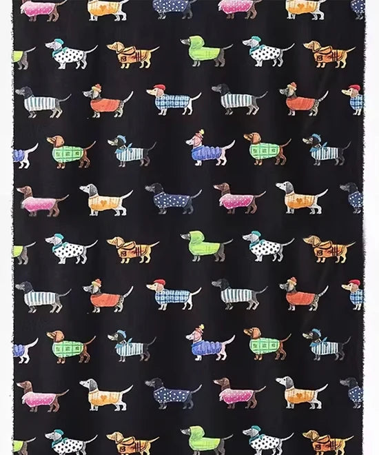 Multi Color Dog Scarf