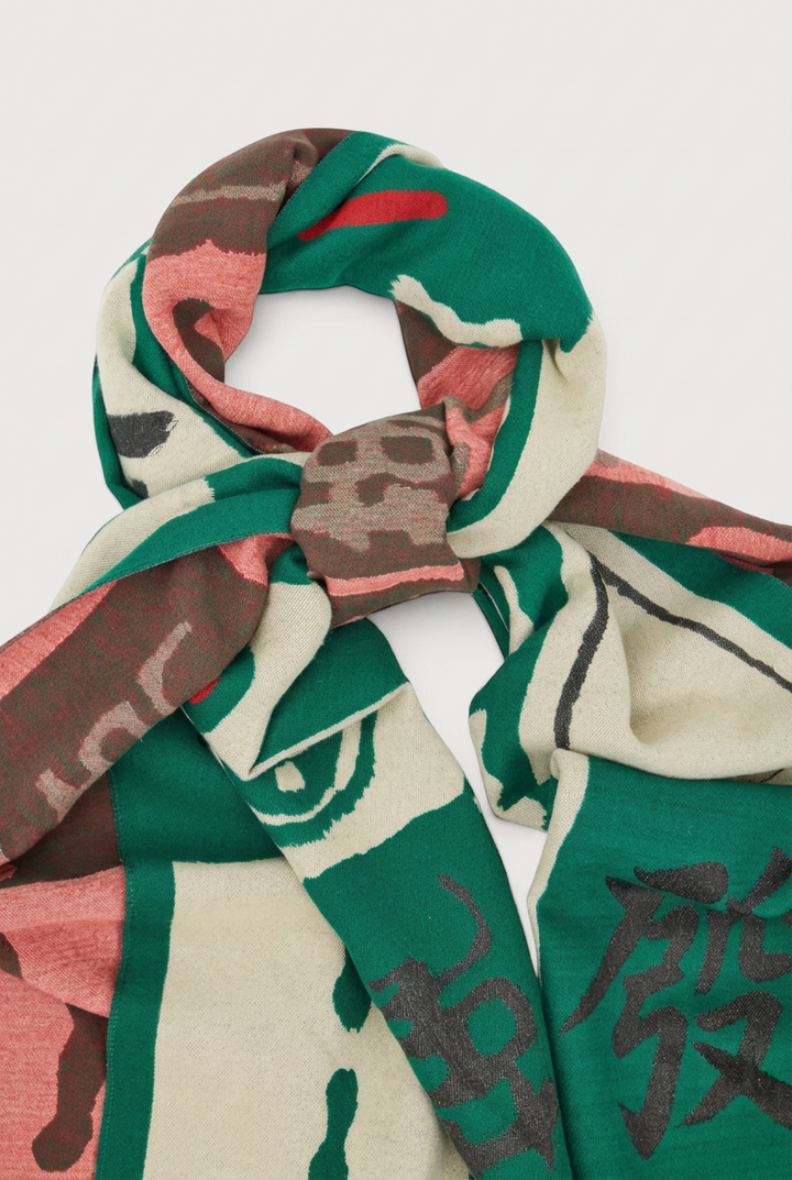 Mahjong Reversible Scarf