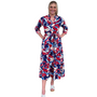 The Camden Abstract Print Sash Tie Dress