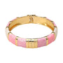 Enamel Bamboo Hinged Bracelet