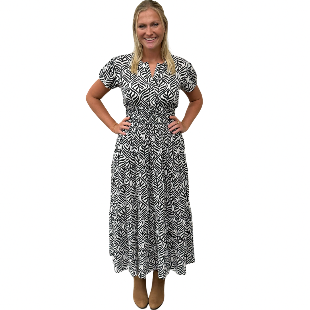 cinching waist dress The Sydney Cinch in Classic Black and White – Liza Byrd Size:UK 8 (Buy Now) Shop Women's Resort Wear Minimalist Waist chest on chest dresser