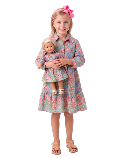 Nicolette · Blue & Pink Floral