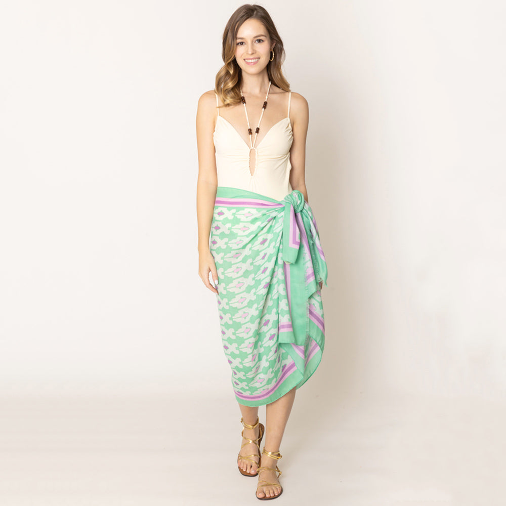 Tile Print Scarf — view 2