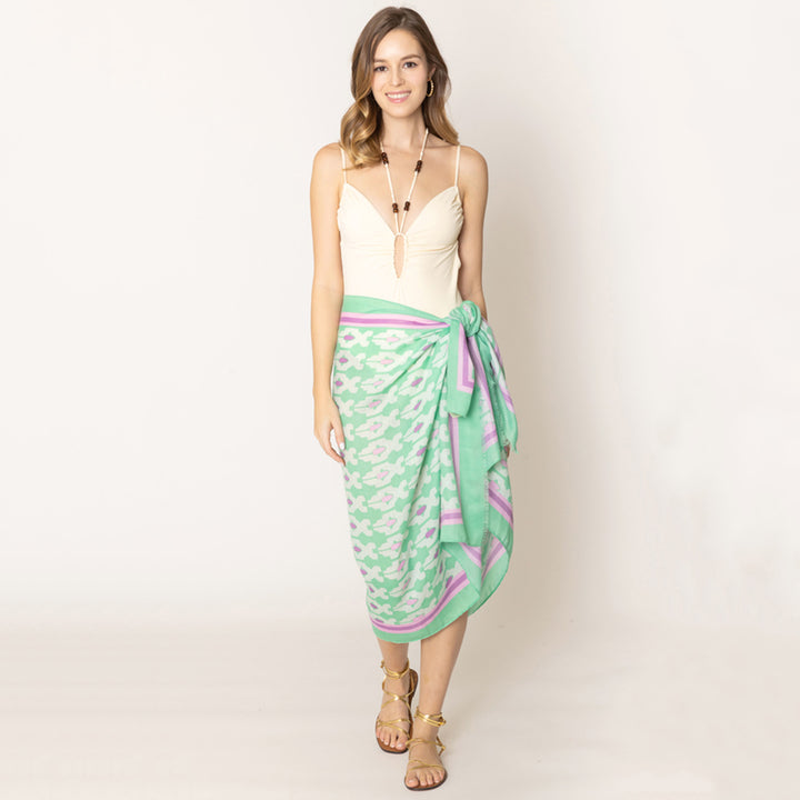 Tile Print Scarf — view 2