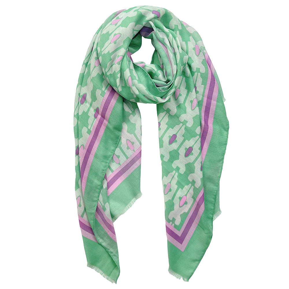 Tile Print Scarf