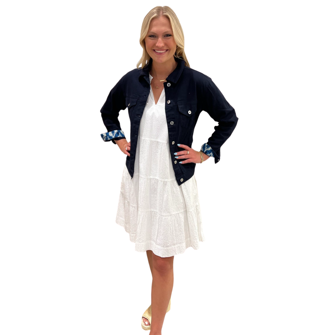 The Tanya White Ladies Jean Jacket With Pockets — view 8