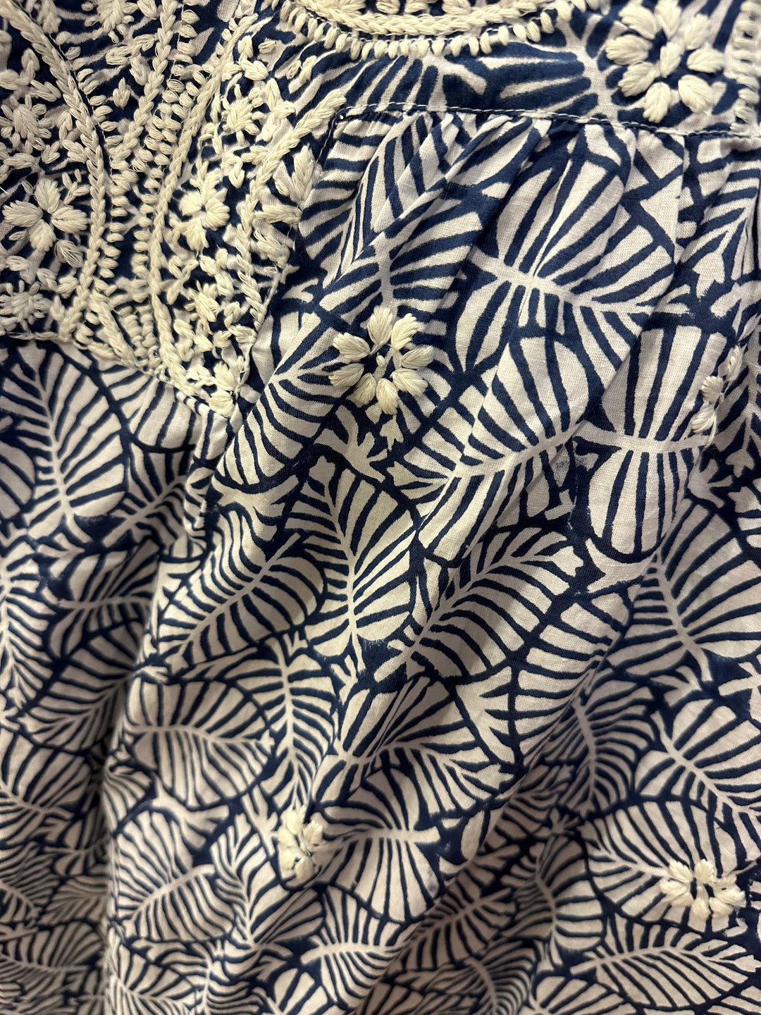 The Key Biscayne Embroidered Cotton Dress — view 9