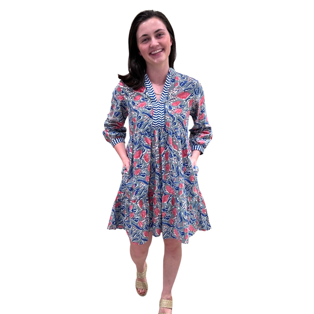 green emerald velvet dress Naomi Mini Dress Embroidered Blue – Augustine