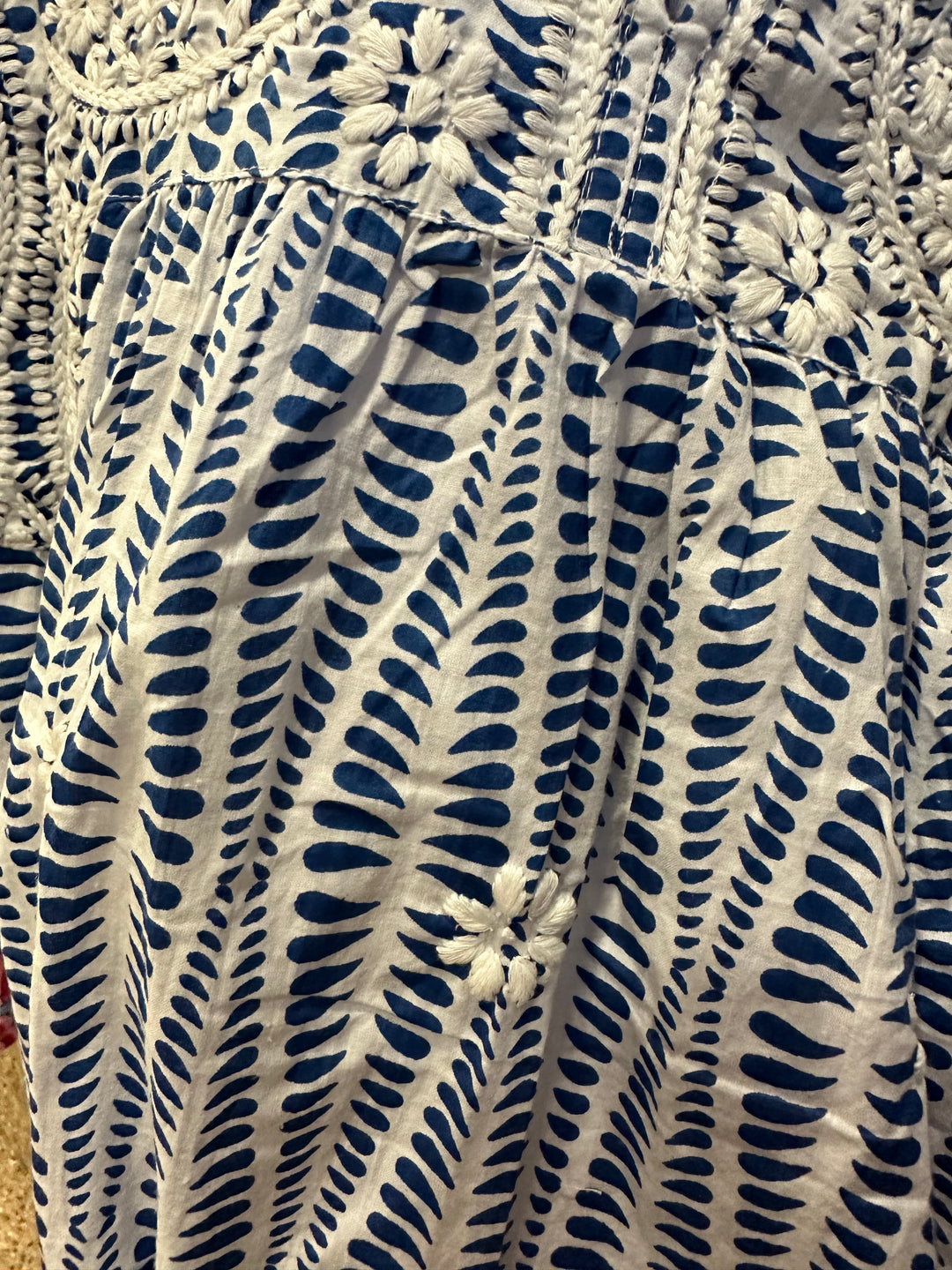 The Key Biscayne Embroidered Cotton Dress — view 8