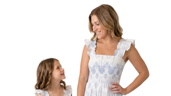 Mommy and Me - matching mom and girl dresses