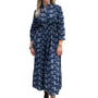 The Hamilton Embroidered Tie Waist Dress in Blue