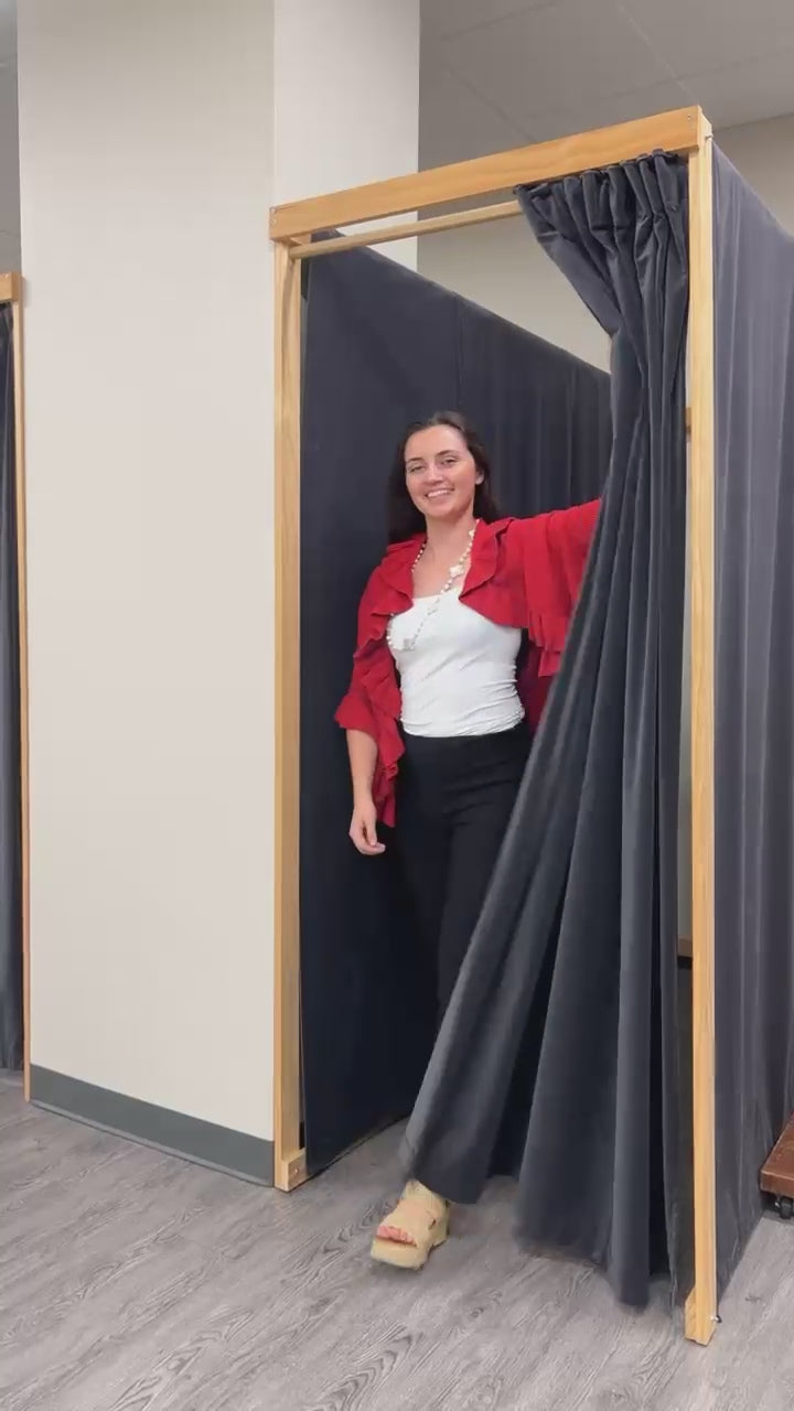The Brigitte Ruffle Wrap