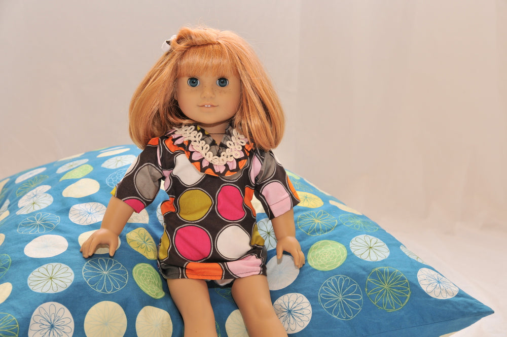 Chocolate Dot Doll Dress — view 2