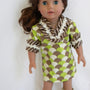 The Lime Ruffle Doll Party Dress