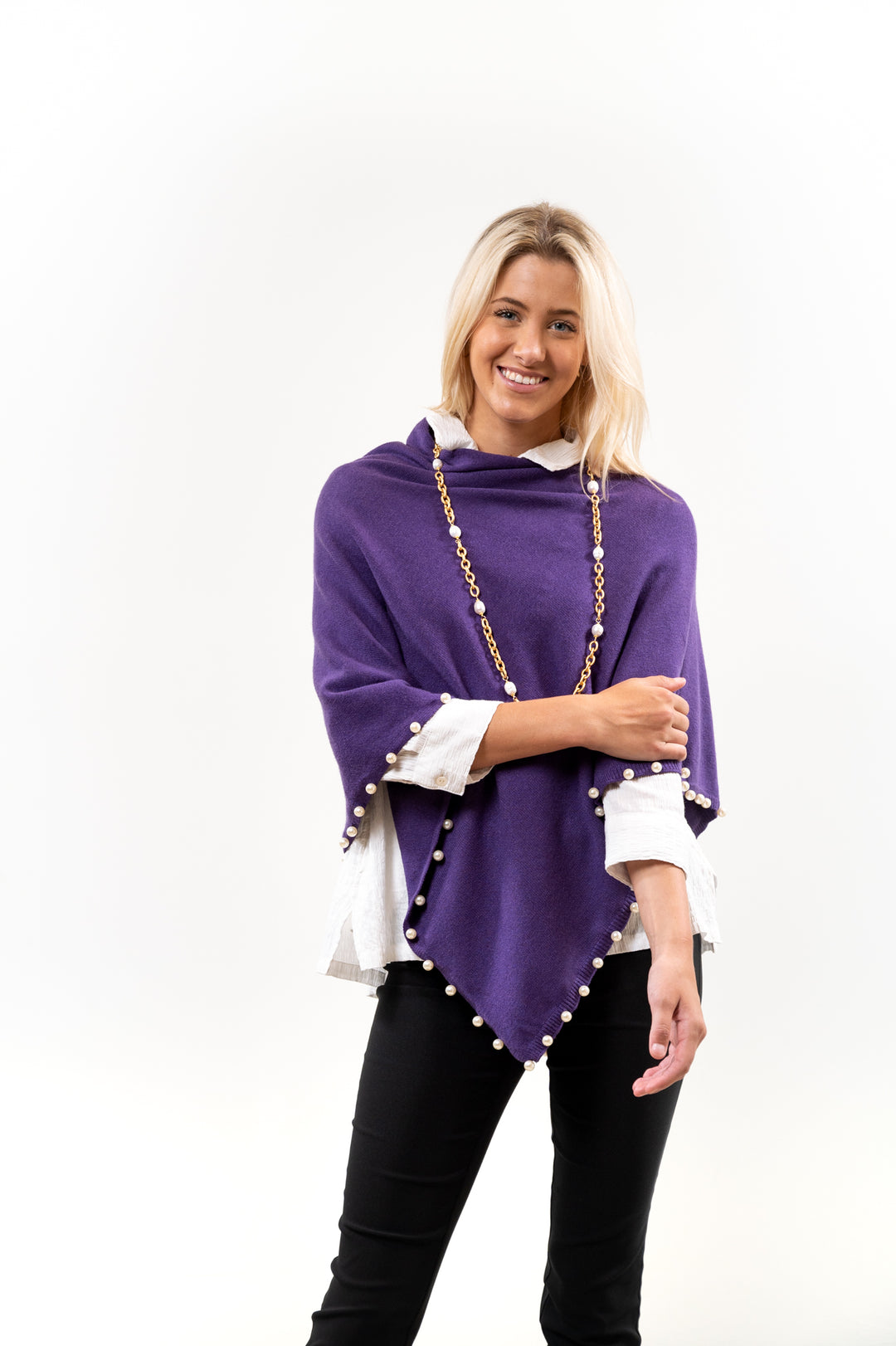 The Peyton Pearl Poncho — view 9