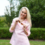 The Pearce Linen Tunic in Soft Pink