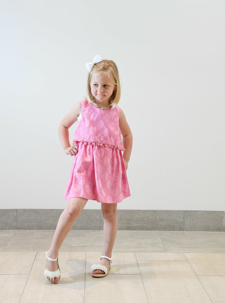 pink pom pom dress TELL US BELOW We are planning to bring back these super fun First Kiss Pom Pom dresses in a NEW COLOR ... we have our ideas but we want to hear