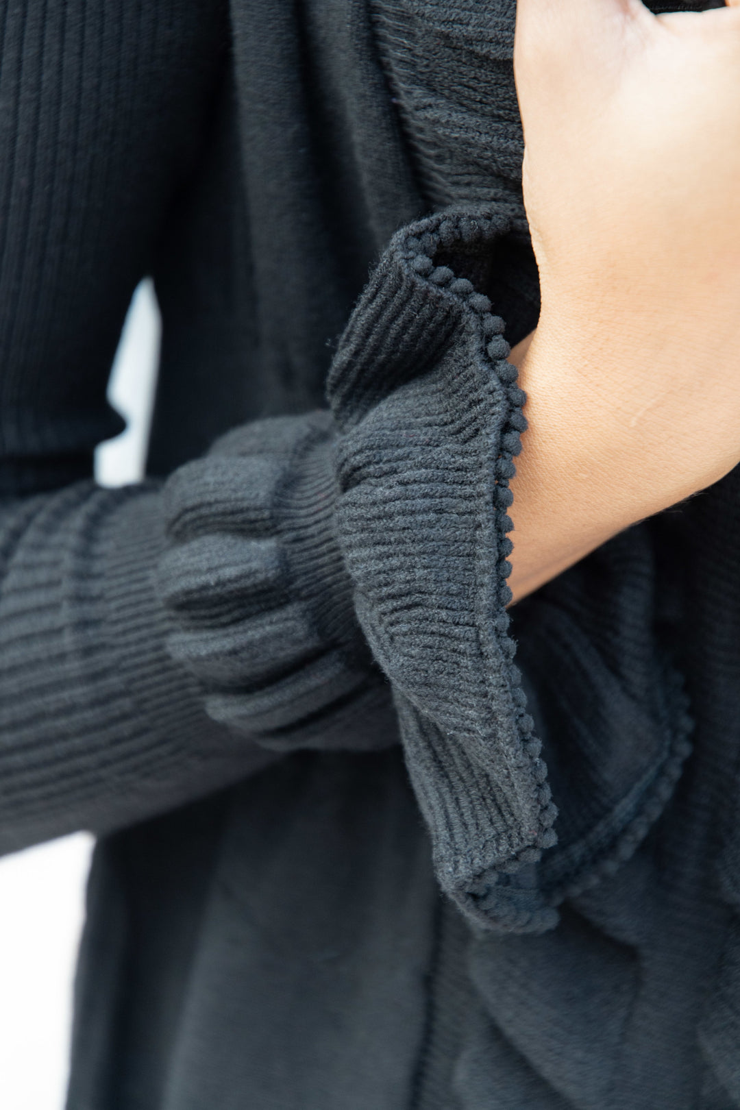 The Paige Ruffle Cardigan — view 4